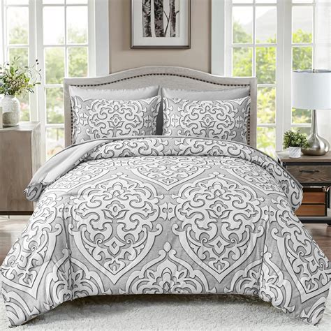 Silver Grey Comforter Set