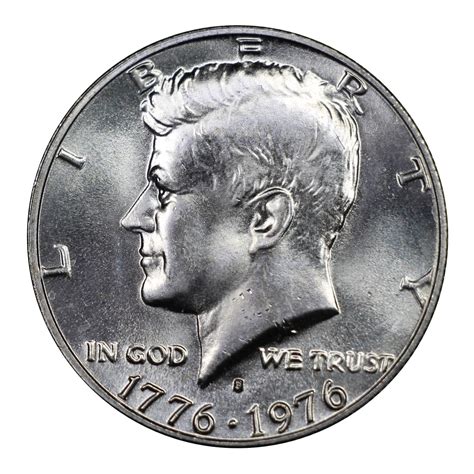 silver kennedy half dollar 1976