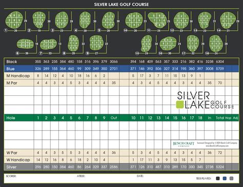 Silver Lake Golf Course Map