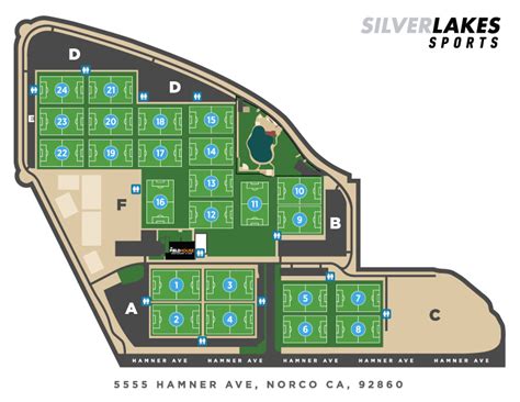 silver lakes soccer field map