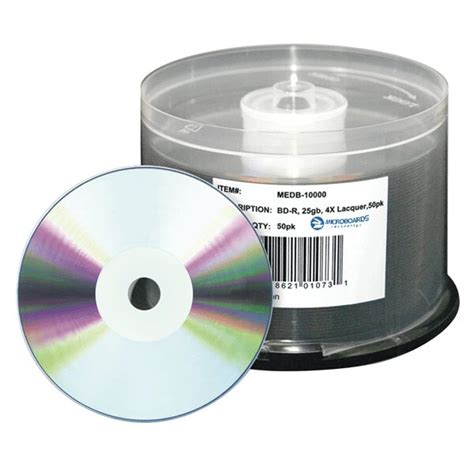 Silver Printable Blu Ray Discs