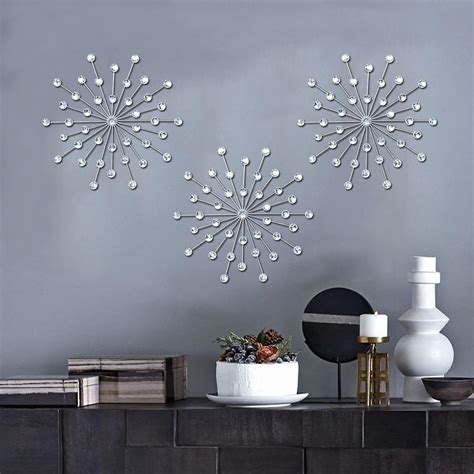Silver Rhinestone Wall Decor