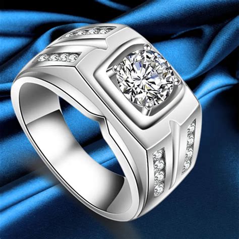Silver Ring for Men Engagement