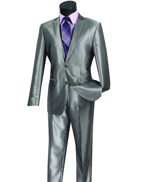 silver sharkskin suit