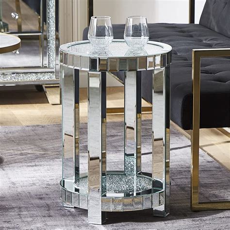 Silver Side Table Bedroom