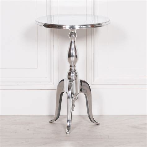 Silver Side Table The Range