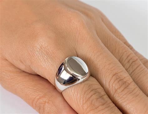 Silver Signet Ring for Men