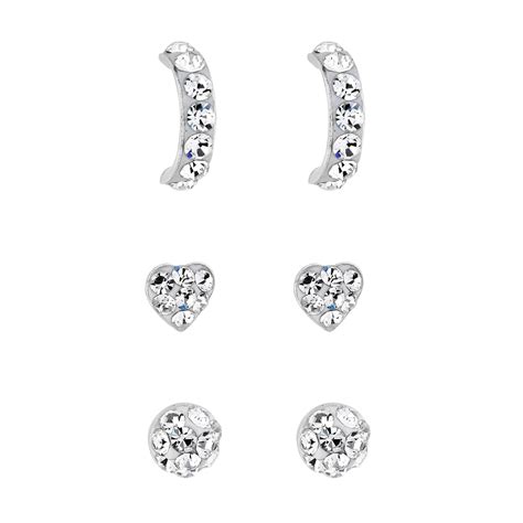 Silver Stud Earring Sets