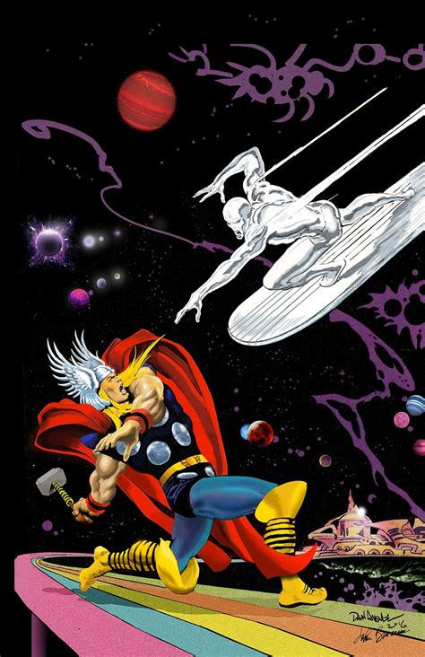 silver surfer vs thor comic