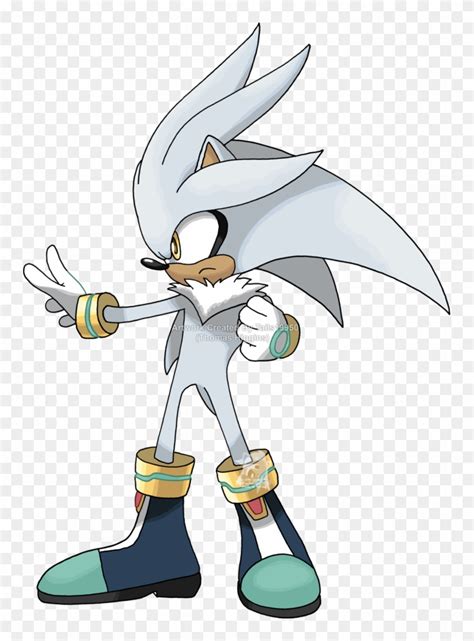 silver the hedgehog side view