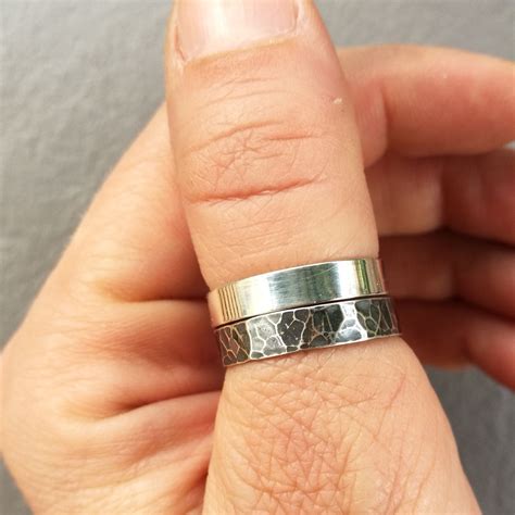 silver thumb ring for men