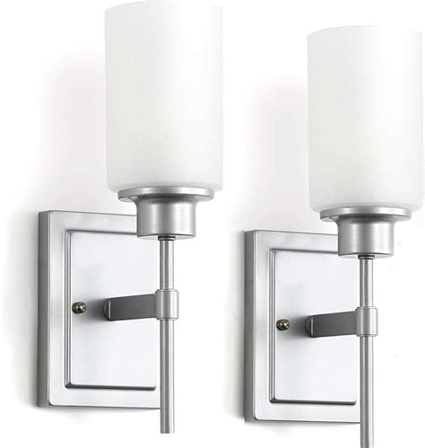 Silver Wall Sconces Set Of 2