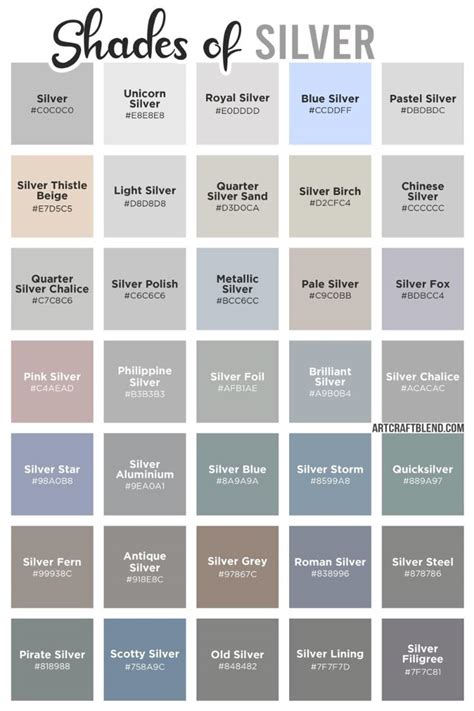 Silver White Color Code