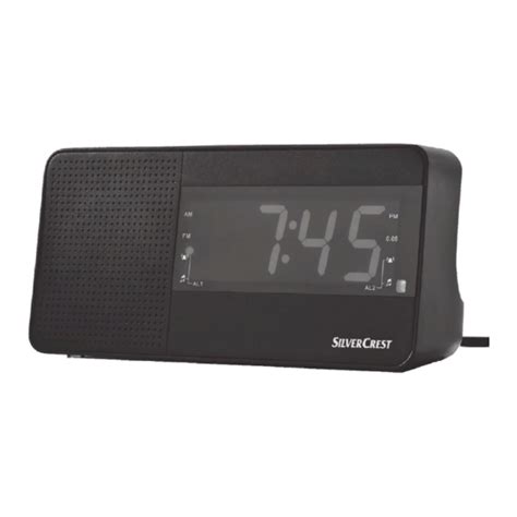 Silvercrest Clock Radio Instructions