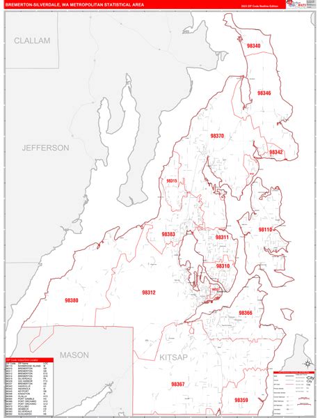 Silverdale Zip Code Map