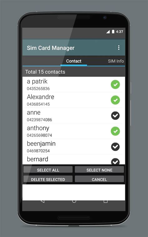 Sim Card Manager For Android Phone