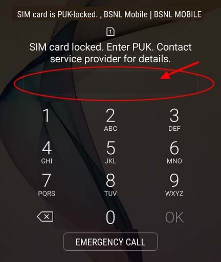 sim card unlock code