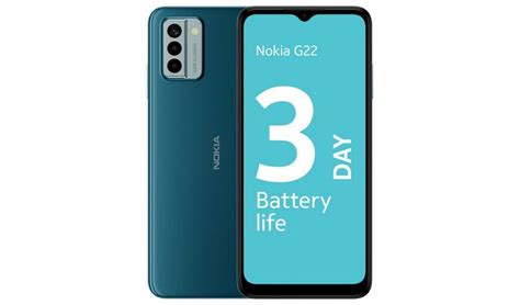 sim free nokia g22 64gb mobile phone - blue