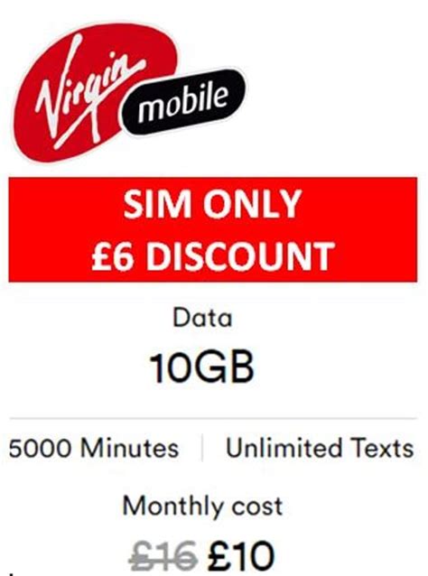 sim only 10gb deals