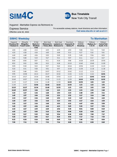 sim4c bus times