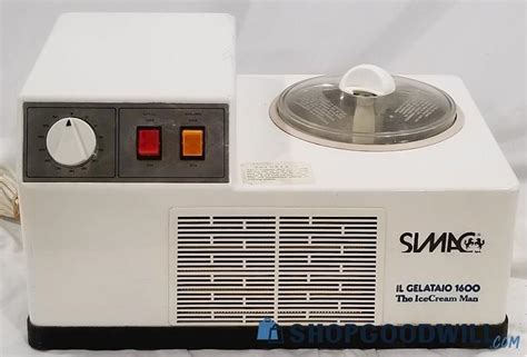 Simac Il Gelataio GA 1000 Made In Italy Ice Cream Maker eBay