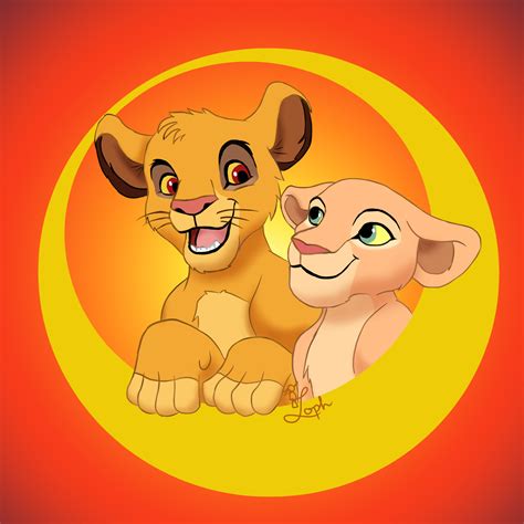 simba and nala fanart