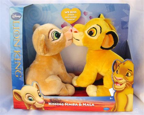 simba and nala kissing stuffed animals