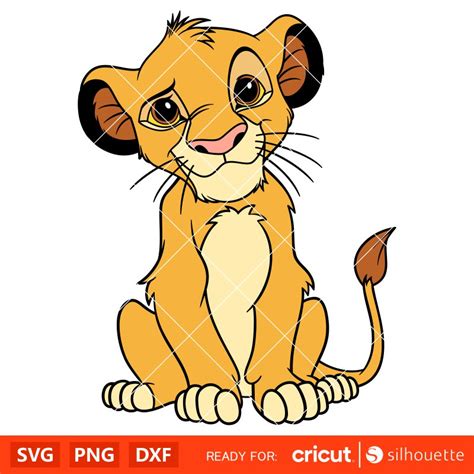 simba lion king svg