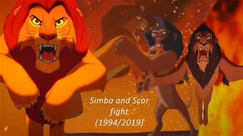 simba vs scar 2019/1994