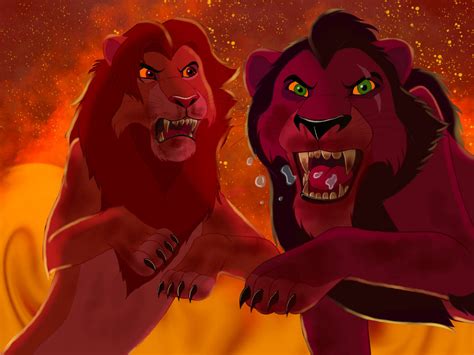 simba vs scar with effects