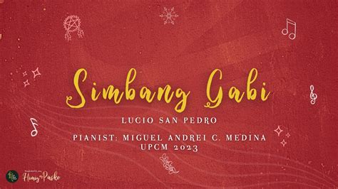 simbang gabi by lucio san pedro meaning