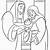 simeon and anna meet jesus coloring page