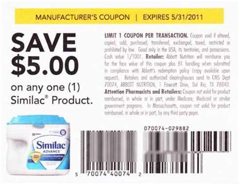 Similac Coupons Printable Walmart
