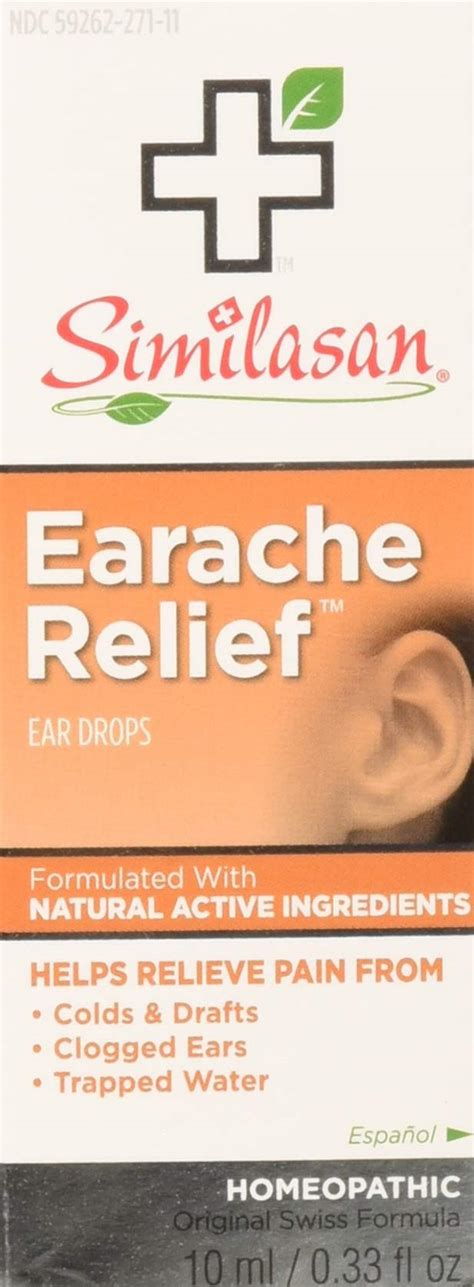 Similasan Ear Drops Instructions