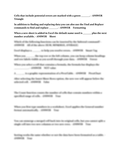 simnet excel exam 2 answers