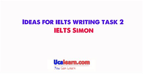 simon ideas for ielts topics pdf