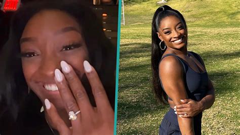 simone biles engaged ring