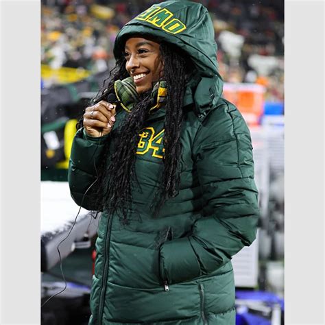 simone biles packers jacket
