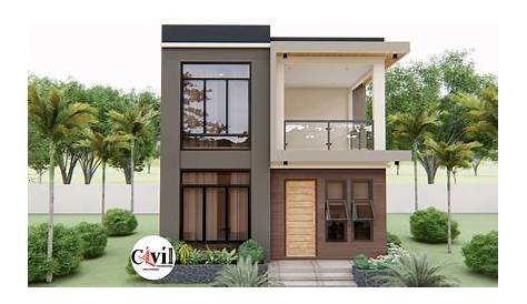 Simple 2 Storey Small House Design Get With Terrace