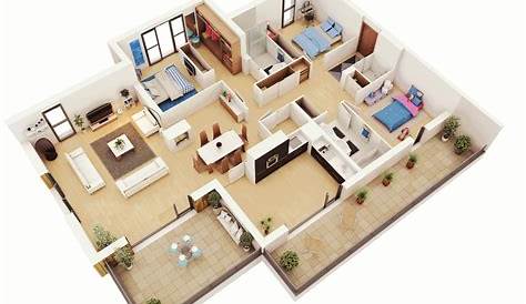 Simple 3 Bedroom House Plans Pdf 10x1m With s Sam