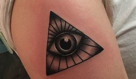 All Seeing Eye tattoo. Some believe it stands for