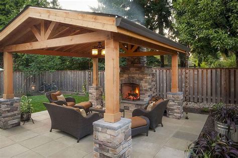 Outstanding outdoor pavilion ideas wooden only in