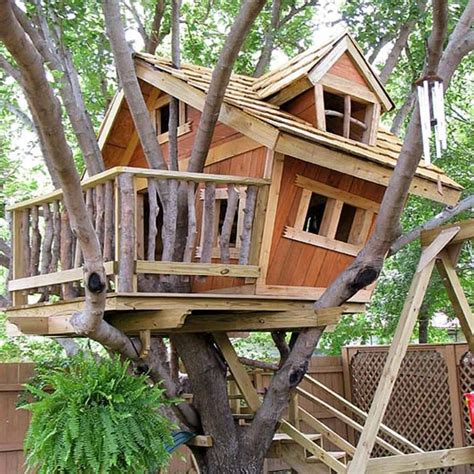 Simple DIY Treehouse For Kids Play That You Should Make It! 41