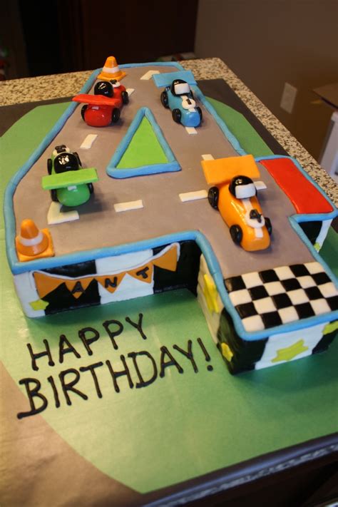 Simple Birthday Cake For 4 Year Old Boy