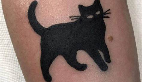 Simple Black Cat Tattoo ( Ray_samuraitattoo) . . Kitten ed Ink