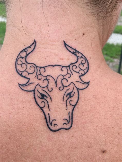Awasome Simple Bull Tattoo Designs References