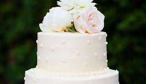 2 Tier Elegant Simple Wedding Cake Designs ADDICFASHION