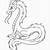 simple chinese dragon coloring pages