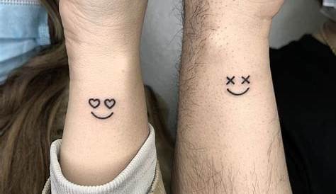 Simple Couple Tattoo In Hand Pin On s On Wrist & Finger
