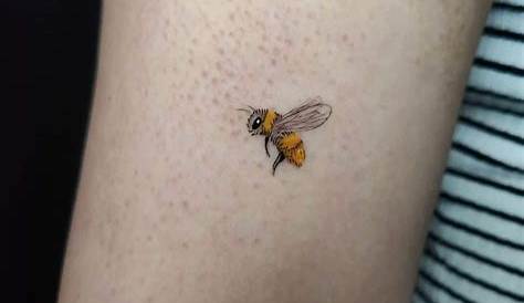 Simple Cute Bee Tattoo 75 Ideas Cuded Bumble